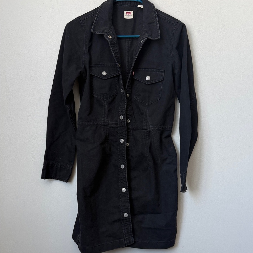 Levi's Dark Denim Jacket Dress